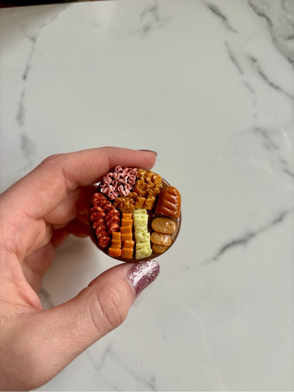 Homemade Charcuterie Board Polymer Clay Magnet